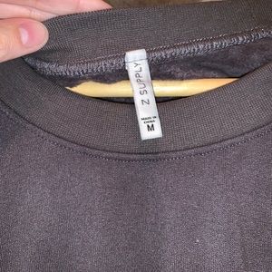 cozy long-sleeve top